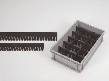 Separador 355x180x5 mm ESD, preto