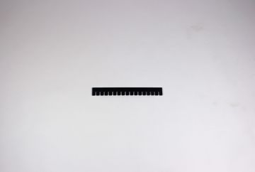 Banda separadora 355x40x5 mm, preto