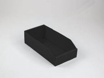 Caixa de armazém em PP plástico alveolar 380x180x105/70 mm, caixa/ 25 peças