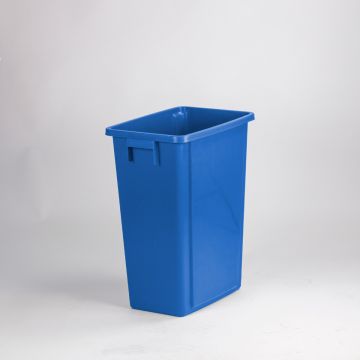 Contentor 580x340x470 mm 60 L sem tampa azul