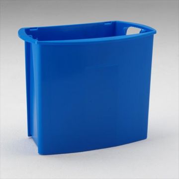 Cesto 32 litros 490x300x385mm paredes fechadas, sem abertura azul