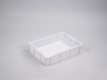 Caixa higiénica empilhável 430x320x95 mm 10L, branco