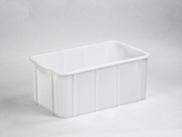 Caixa higiénica empilhável 730x440x310 mm 72L, branco