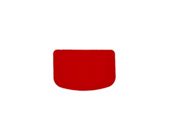 Raspador de mão Flexi 150x97 mm vermelho