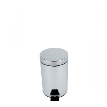Balde aço inox com pedal 3 L ø167x270 mm (por unidade)