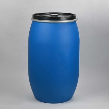 Bidão de plástico aprovação UN, 220L, azul