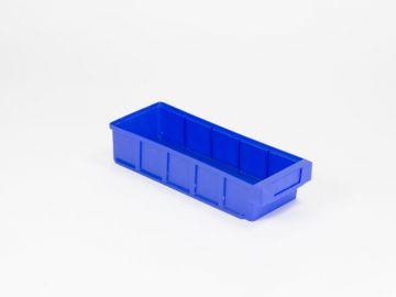 Caixa armazém 400x152x83 mm, máx. 4 separadores, empilhável, azul