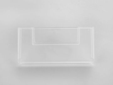 Separador transversal 152x83 mm,com suporte para etiqueta,transparente