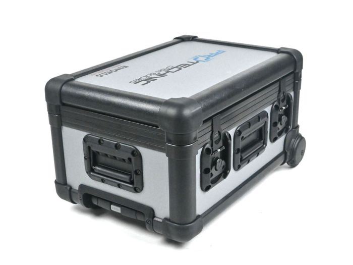 EXOcase modelo compacto e robusto, ideal para proteger equipamentos pequenos e sensíveis