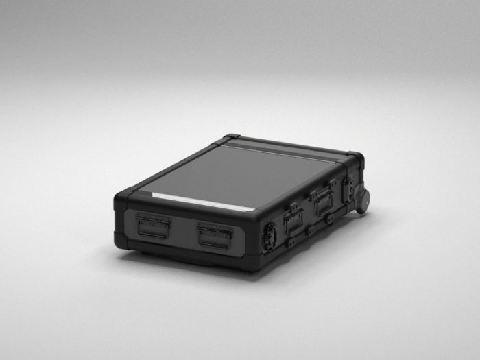 EXO Rack Case 19" Estrutura de Alumínio Vulcan Rack 2U, 574x674x216 mm