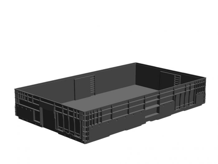 Caixa DC-MLT 1000x600x174 mm cinza
