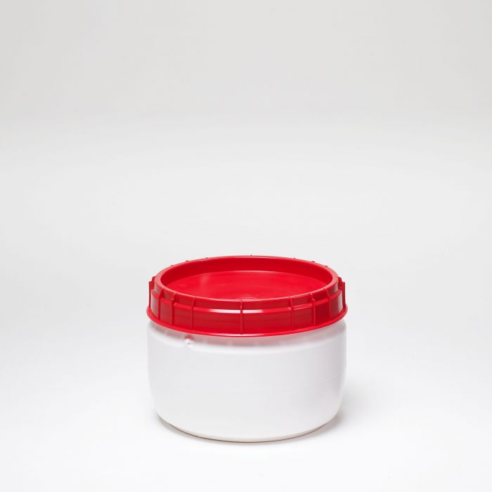 Bidão boca larga 17 L ø 338 mm altura 250 mm branco