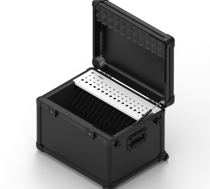 Mala de transporte para carregamento 613x473x437 mm para 16 tablets USB-C