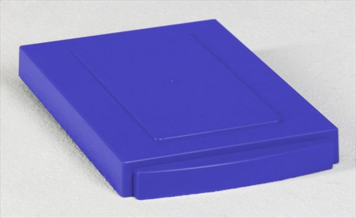 Tampa com fixação a módulo 300x200 mm, azul