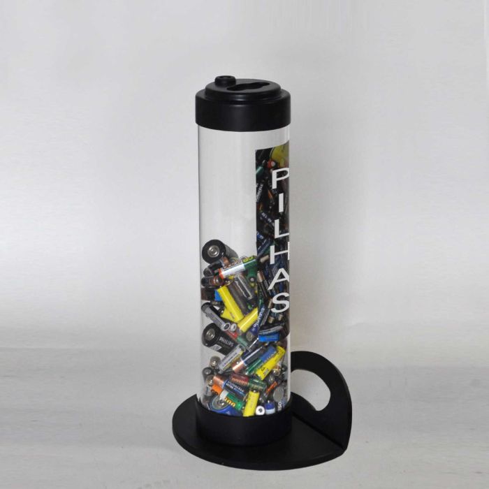Pilhão 3,5 litros ø120x300 mm em PMMA acrilico transparente 3 mm