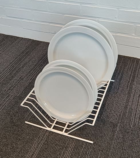 Suporte de pratos para recipientes de 400 x 300 mm, adequado para 16 pratos