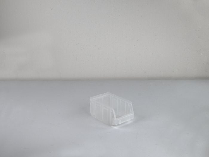 Caixa de bico 1,0 L 167/140x105x82 mm transparente