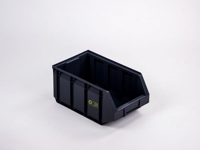 Caixa de bico 12,0 L 345/300x205x164 mm PE-R preto