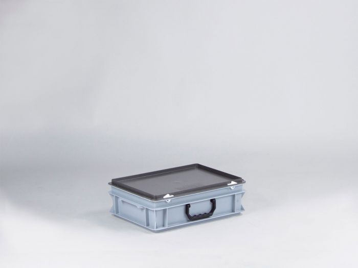 Euroline Caixa-maleta E-Line 10 L 400x300x135 mm com 1 pega, PP reciclado