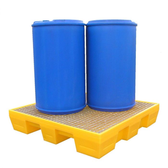 Bacia de retenção 220 L 1250x1250x240 mm com grelha (por unidade)