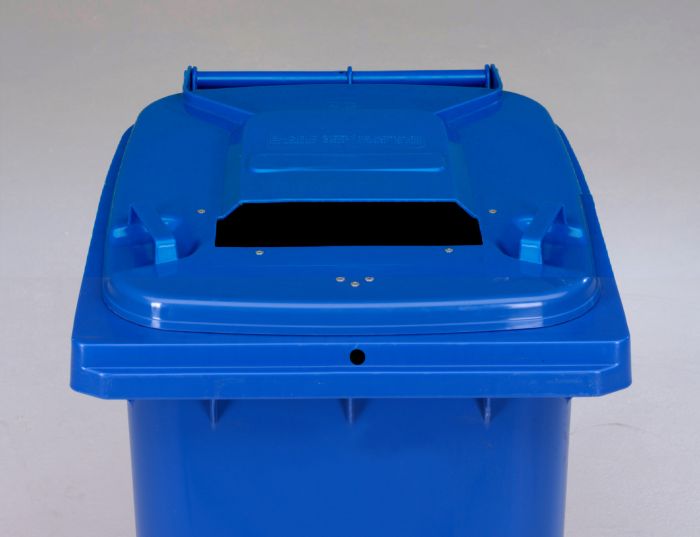 Contentor de 120L com fechadura triangular y abertura para papel (por unidade)