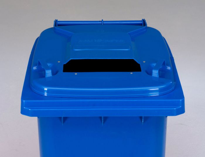 Contentor de 2 rodas de 120L com abertura para papel (por unidade)