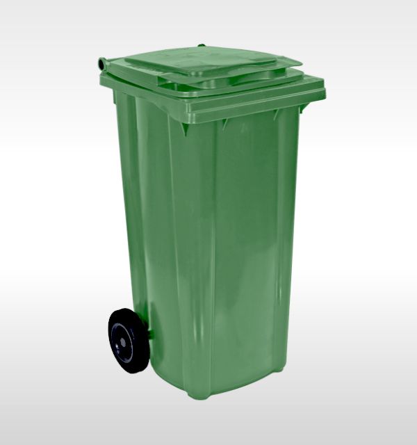 2-Wheel container 120L, green