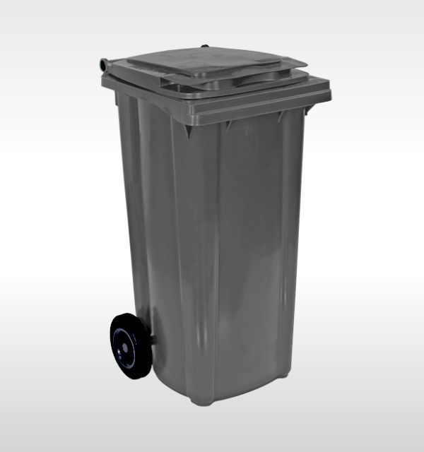 2-Wheel container 120L, grey