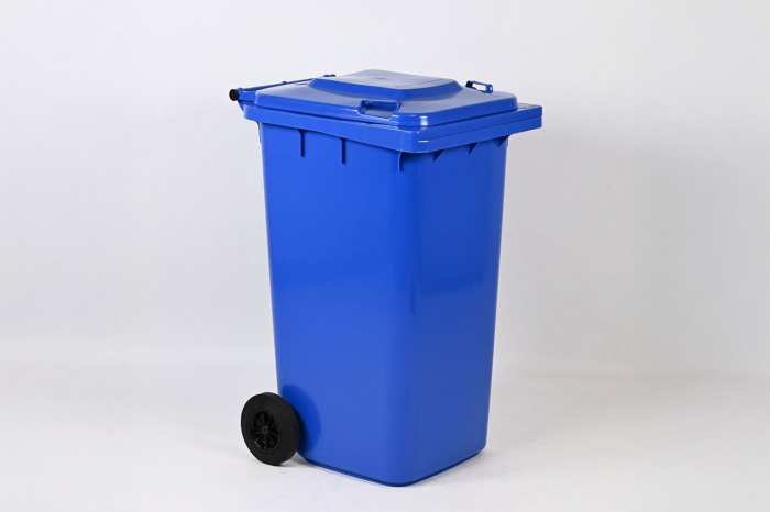 Contentor de resíduos azul 240 litros