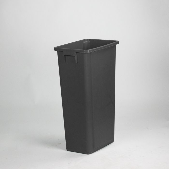 Contentor do lixo 80L, 460x320x762 mm, sem tampa, petro