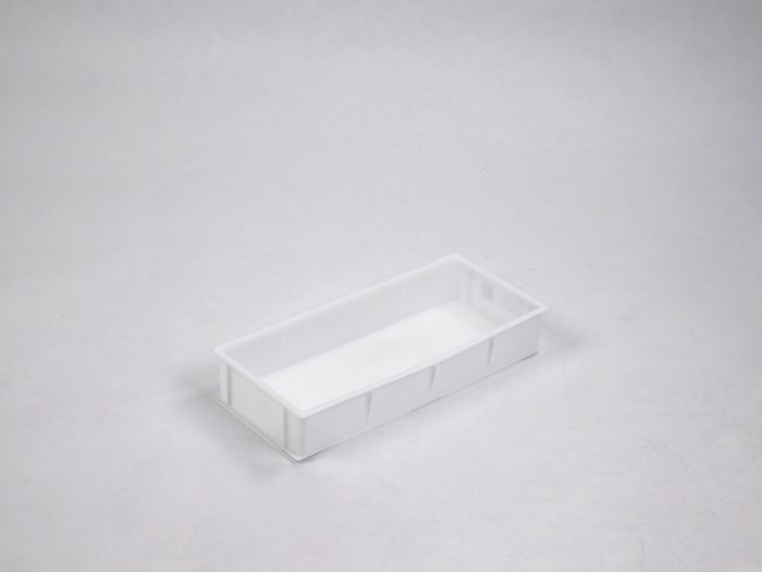Caixa higiénica empilhável 380x170x65 mm 3L, branco