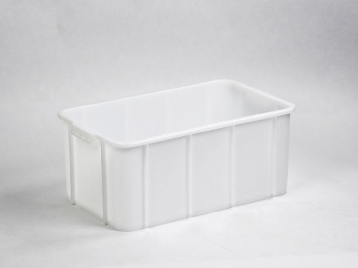 Caixa higiénica empilhável 730x440x310 mm 72L, branco